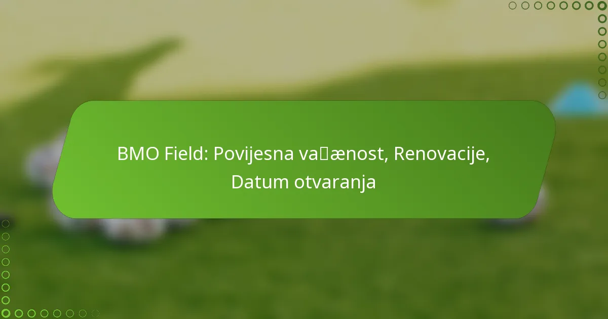 BMO Field: Povijesna važnost, Renovacije, Datum otvaranja